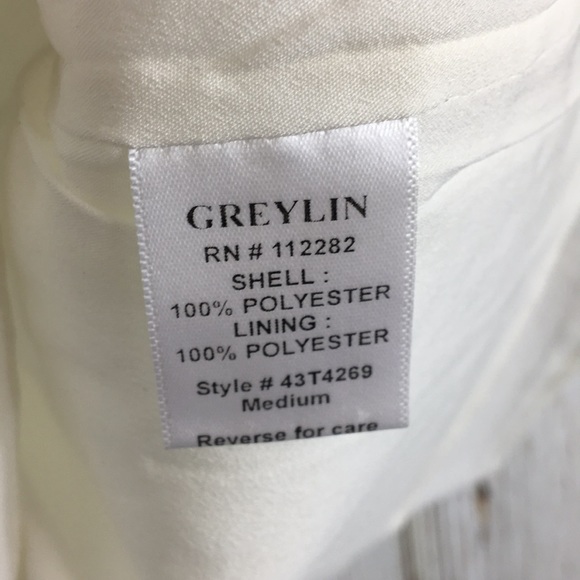 Greylin Chevron Sequined Chiffon Racerback Top - Picture 7 of 8